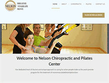 Tablet Screenshot of nelsonpilates.com